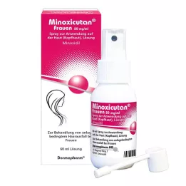 MINOXICUTAN Kvinner 20 mg/ml spray, 60 ml