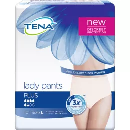 TENA LADY Pants pluss L, 10 stk