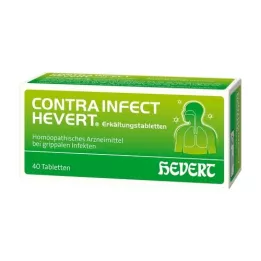 CONTRAINFECT Hevert kalde tabletter, 40 stk