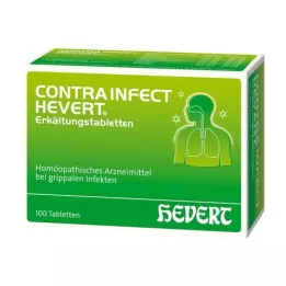 CONTRAINFECT Hevert kalde tabletter, 100 stk