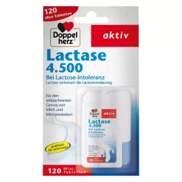 DOPPELHERZ Laktase 4500 tabletter, 120 stk