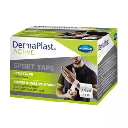 DERMAPLAST Active Sport Tape 3,75 cmx7 m hvit, 1 stk