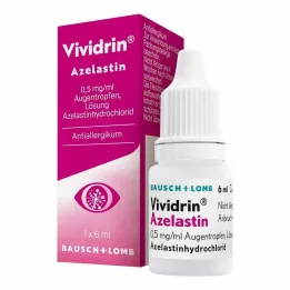 VIVIDRIN Azelastin 0,5 mg/ml øyedråper, 6 ml