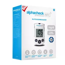 ALPHACHECK profesjonell blodsukker m.mg/dl kombinasjon, 1 stk