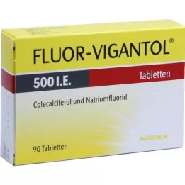 Fluor-Vigantol 500 dvs. tabletter, 90 stk