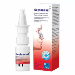 SEPTANASAL 1 mg/ml + 50 mg/ml nesespray, 10 ml