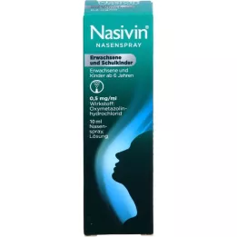 NASIVIN Nesespray voksne og skolebarn, 10 ml