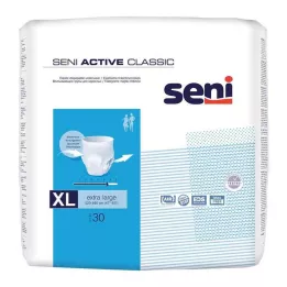 SENI Active Classic Incontinence Briefs Disposable XL, 30 stk