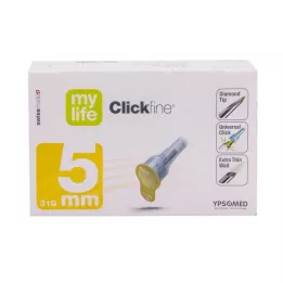 MYLIFE Clickfine pennåler 5 mm 31 G, 100 stk