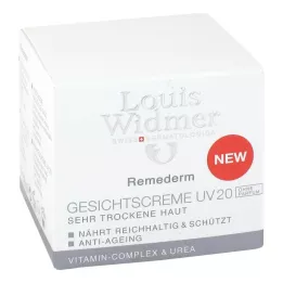 WIDMER Remederm Ansiktskrem UV 20 uparfymert, 50 ml