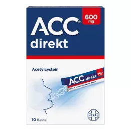 ACC direkte 600 mg pulver til oral bruk i pose, 10 stk