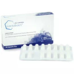 LACTOBACT LDL-Kontroller gastrisk -resistente kapsler, 30 stk