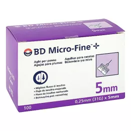BD MICRO-FINE+ Pennåler 0,25x5 mm, 100 stk