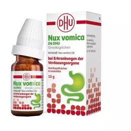 NUX VOMICA D 6 DHU Glob.for fordøyelsessykdommer, 10 g