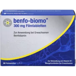 BENFO-biomo 300 mg filmdrasjerte tabletter, 30 stk