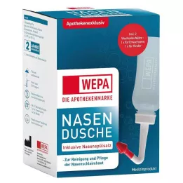 WEPA Nesedusj med 10x2,95 g neseskyllesalt, 1 stk