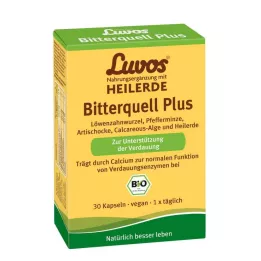 LUVOS Healing Earth Bio BitterQuell Plus Capsules, 30 stk