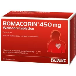 BOMACORIN 450 mg Hawdorn tabletter, 200 stk