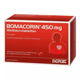 BOMACORIN 450 mg hagtorntabletter, 200 stk