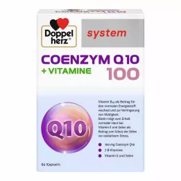DOPPELHERZ Koenzym Q10 100+Vitaminer systemkapsler, 60 stk