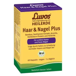LUVOS Healing Clay Organic Hair & Nail Plus-kapsler, 60 stk