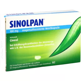 SINOLPAN 100 mg gastrisk -resistente myke kapsler, 50 stk