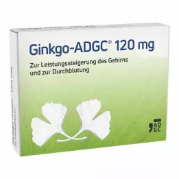 GINKGO ADGC 120 mg filmdrasjerte tabletter, 20 stk
