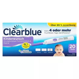 CLEARBLUE Eggløsningstest avansert &amp; digital, 20 stk