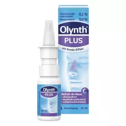 OLYNTH Pluss 0,1 %/5 % for voksne nesespray o.K., 10 ml