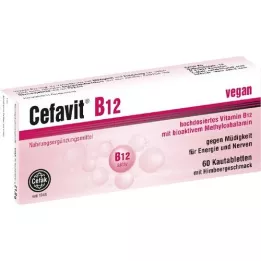 CEFAVIT B12 tyggetabletter, 60 stk