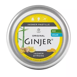 INGWER GINJER Pastiller økologisk sitron, 40 g