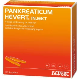 Pankreacum Hevert Injiserte ampuller, 100 stk