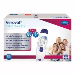 VEROVAL 2IN1 Infrarødt febertermometer, 1 stk
