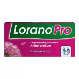LORANOPRO 5 mg filmdrasjerte tabletter, 6 stk