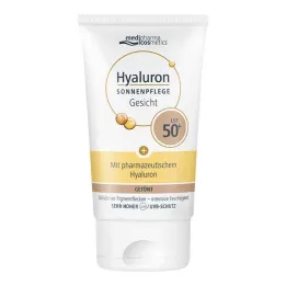 HYALURON SONNENPFLEGE Ansiktskrem LSF 50+ tonet, 50 ml