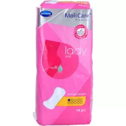 MOLICARE Premium dameunderlag 1 dråpe, 14 stk
