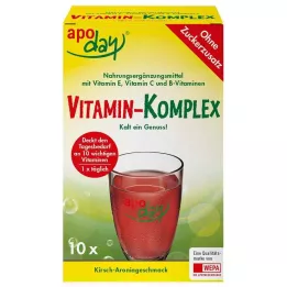 Apoday Vitamin Complex Cherry Aronia Sukkerfritt pulver, 10x5 g