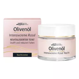 OLIVENÖL INTENSIVCREME Rose nattkrem, 50 ml