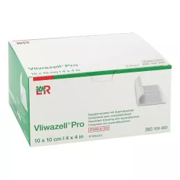 VLIWAZELL Pro superabsorberende kompress steril 10x10 cm, 10 stk