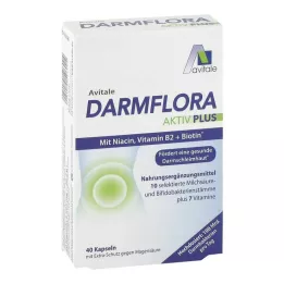 DARMFLORA Aktiv Pluss 100 milliarder bakterier + 7 vitaminer, 40 stk