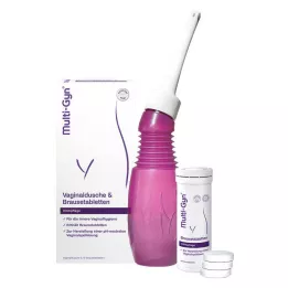 MULTI-GYN Vaginal dusj kombinasjonspakke brusetabletter, 1 stk