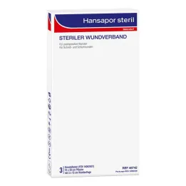 Hansapor steril sårbandasje 10x20 cm (3 stk)