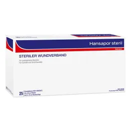 Hansapor steril sårbandasje 10x20 cm (25 stk.)