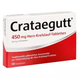 CRATAEGUTT 450 mg Kardiovaskulære tabletter, 50 stk