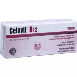 CEFAVIT B12 tyggetabletter, 100 stk