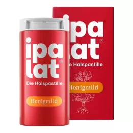 IPALAT Halspastiller honning mild uten mentol sukkerfri, 40 stk