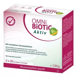 OMNI BiOTiC aktivt pulver, 2X60 g