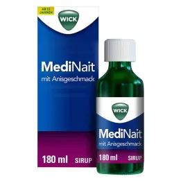 WICK MediNait med sirup med anissmak, 180 ml