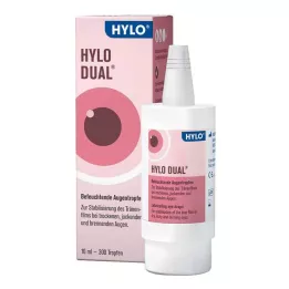 HYLO DUAL Øyedråper, 10 ml