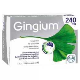 GINGIUM 240 mg filmdrasjerte tabletter, 120 stk